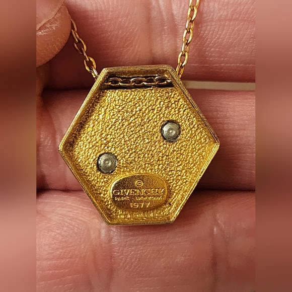 AUTHENTIC GIVENCHY 14+INCH  Gold Necklace - Picture 10 of 12